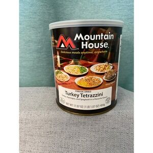 Mountain House Turkey Tetrazzini Freeze Dried Food #10 Can 10 Servings Exp 2034